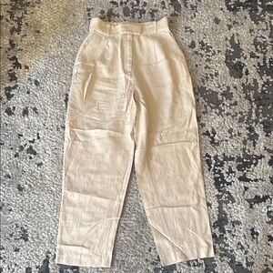 H&M Women's Cream Trousers